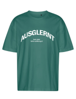 T-Shirt "AUSGLERNT" petrol + Firmenlogo am...