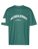 T-Shirt "AUSGLERNT" petrol + Firmenlogo am...