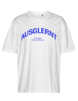 T-Shirt "AUSGLERNT" weiß + Firmenlogo am...
