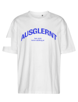 T-Shirt "AUSGLERNT" weiß + Firmenlogo am...